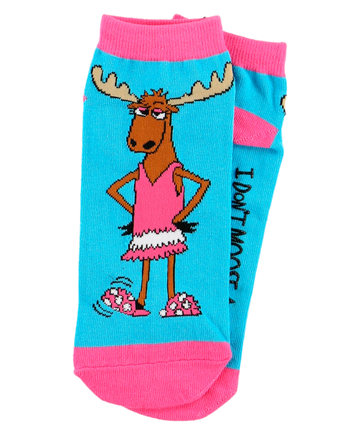 Lazy One Don't Moose Around Women's Slipper Sock