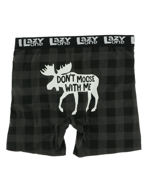 Lazy One Don't Moose With Me Men's Boxer Briefs