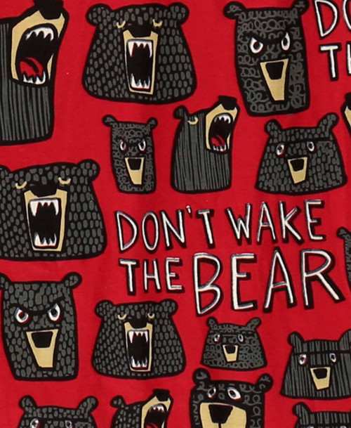 Lazy One Don't Wake The Bear Plaid Dog Bandana