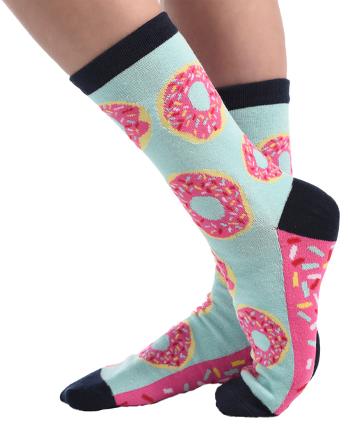 Lazy One Donut Crew Sock
