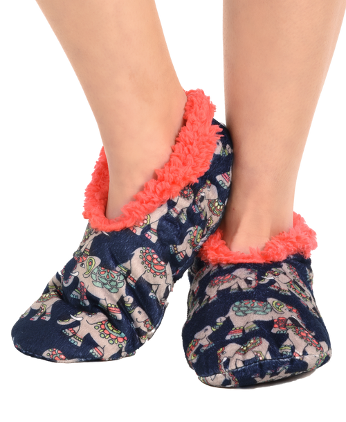 lazy one Dream Big Elephant Fuzzy Feet Slipper
