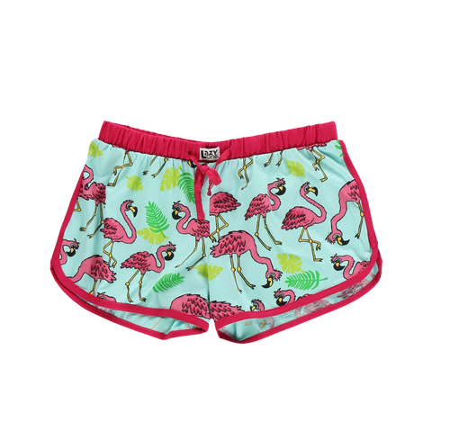 Lazy One Dream Of Paradise Women's Flamingo Shorts