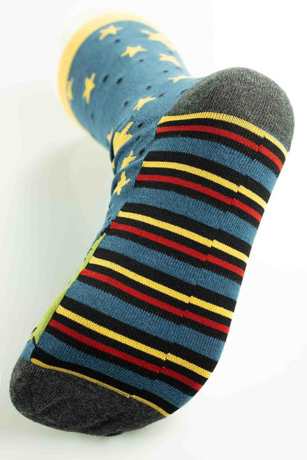 Lazy One Dream Under The Stars Camping Crew Sock