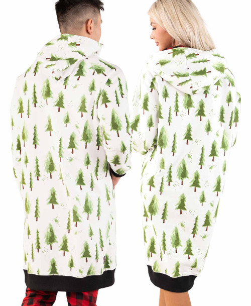 Lazy One Evergreen Plaid Sleep Hoodie