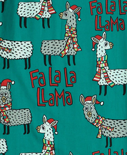 Lazy One Fa La La Llama Kid's Long Sleeve PJ's
