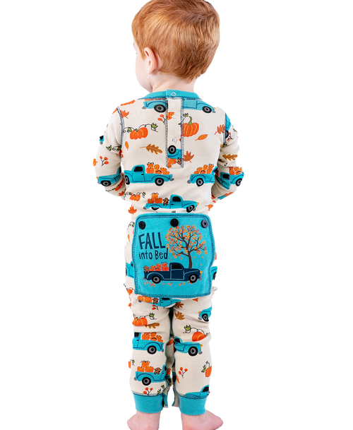 lazy one Fall Into Bed Infant Onesie Flapjack