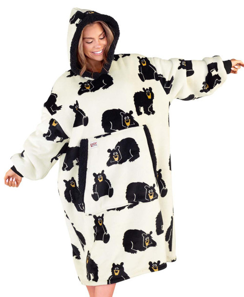 lazy one Family Bear Blanket Hoodie