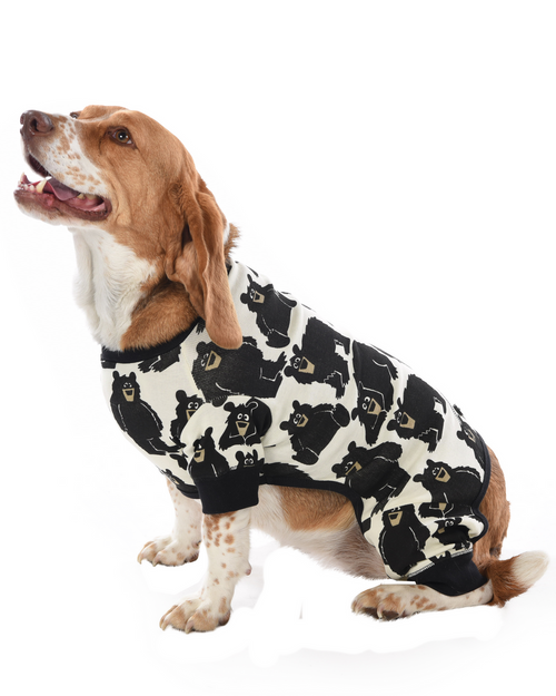 lazy one Family Bear Dog Onesie Flapjack