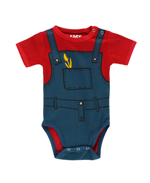 Lazy One Farmer Infant Creeper Onesie