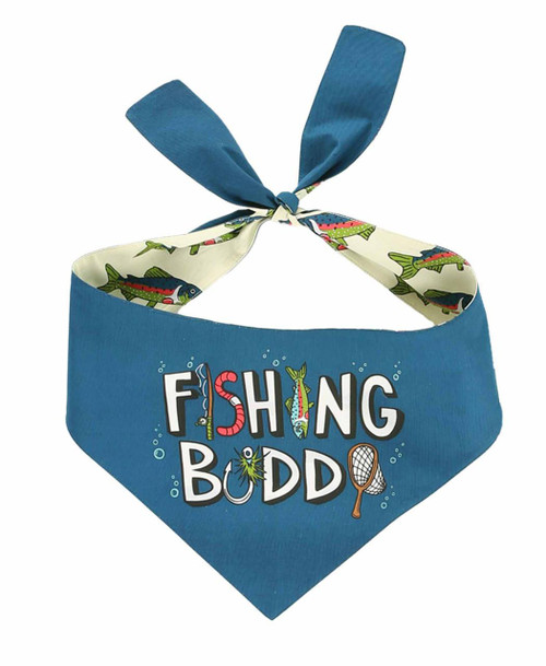 lazy one Fishing Buddy Dog Bandana