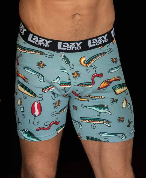 Lazy One Fishing Lures Men's Boxer Briefs