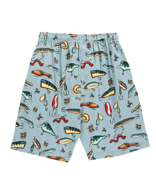 Lazy One Fishing Lures Men's Pajama Shorts