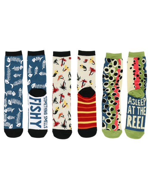 lazy one Fishing Sock 3 Pack