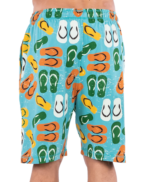 Lazy One Flip Flops Men's Pajama Shorts
