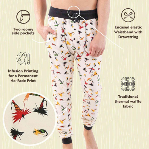 Lazy One Fly Fishing Men's Long Johns