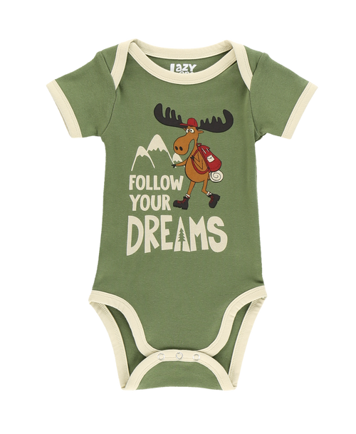Lazy One Follow Your Dreams Infant Onesie Creeper