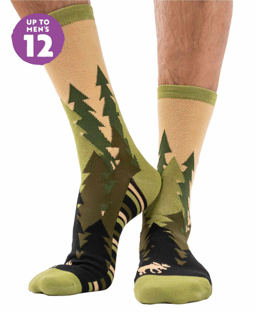 lazy one Forest Crew Socks