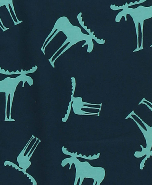 Lazy One Funky Moose Blue Women's Shorts