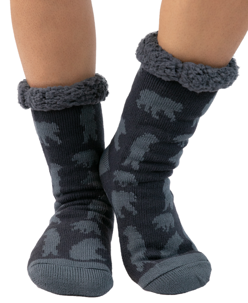 lazy one Get Lost Bear Plush Sock