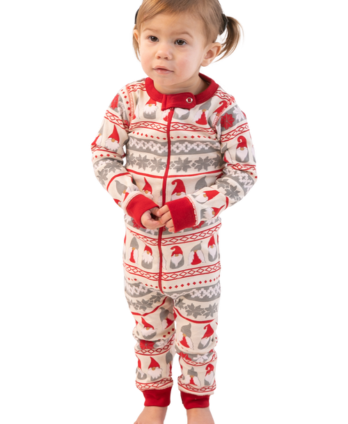 lazy one Gnome for the Holidays Infant Union Suit