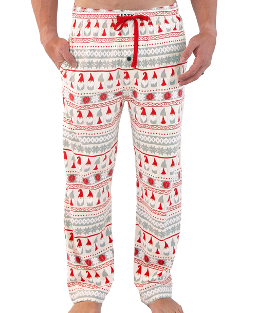 lazy one Gnome For The Holidays Men's PJ Pants