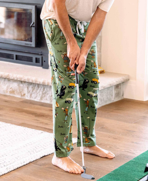 Lazy One Golf Green Men's PJ Pants