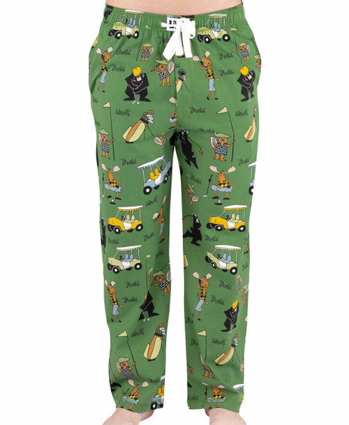 lazy one Golf Green Men's PJ Pants