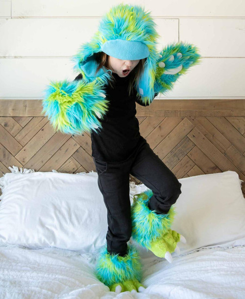 Lazy One Green Monster Kid And Adult Combo Pack