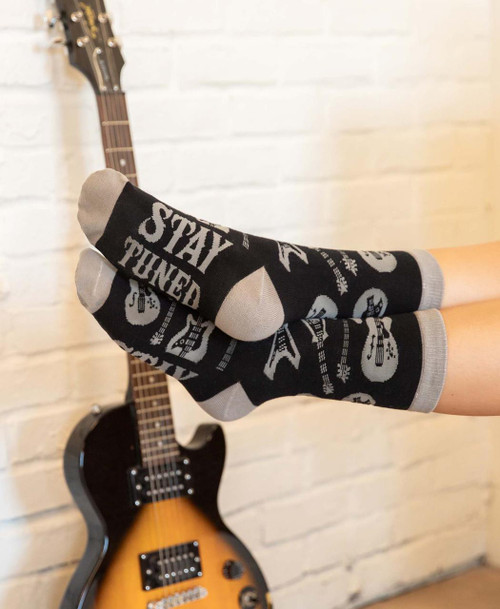 Lazy One Guitar Crew Socks