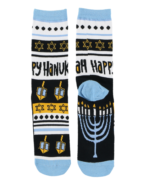 Lazy One Hanukkah Crew Sock