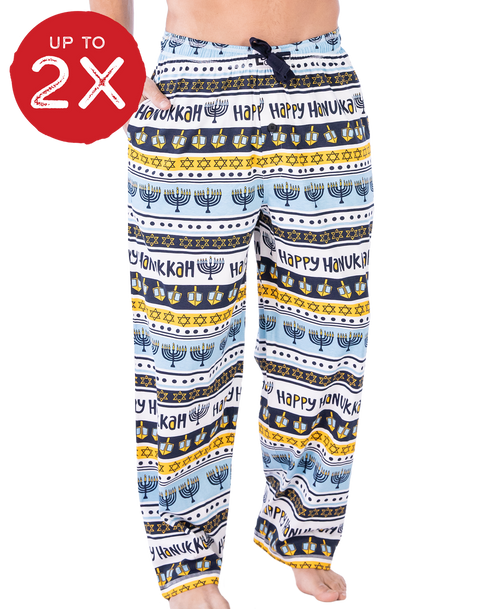 lazy one Hanukkah Men's PJ Pant