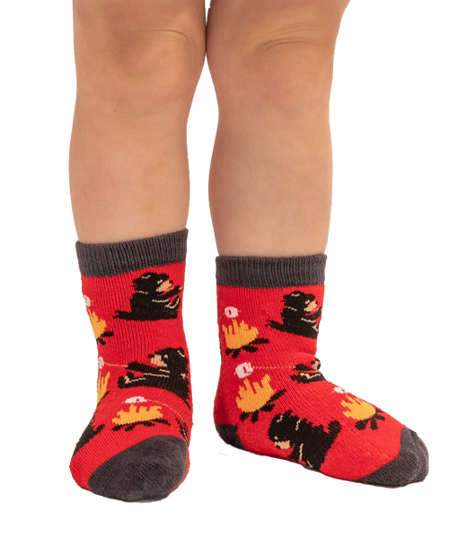 lazy one Happy Camper Infant Sock