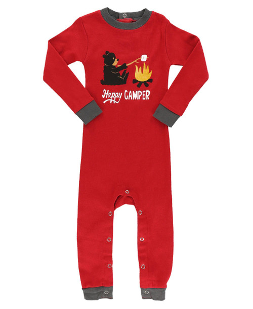 Lazy One Happy Camper | Infant Union Suit