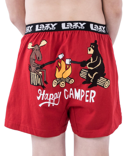 lazy one Happy Camper Kid Boxer