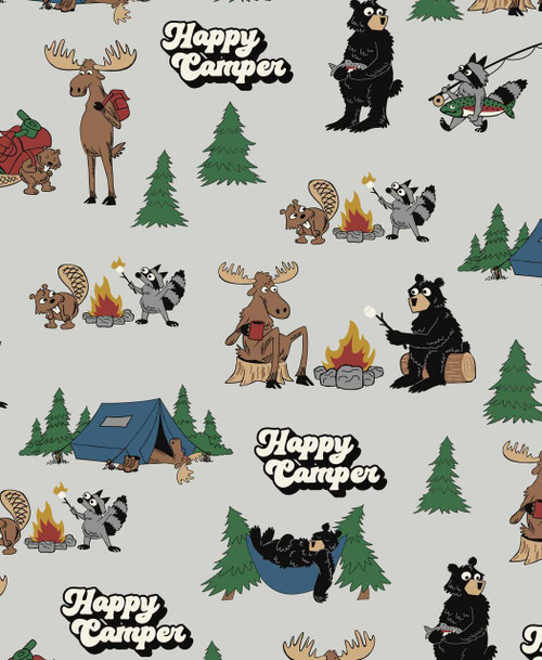 Lazy One Happy Camper Matching Red Kid & Doll Set