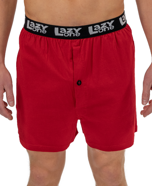 Lazy One Happy Camper Men's Funny Boxer