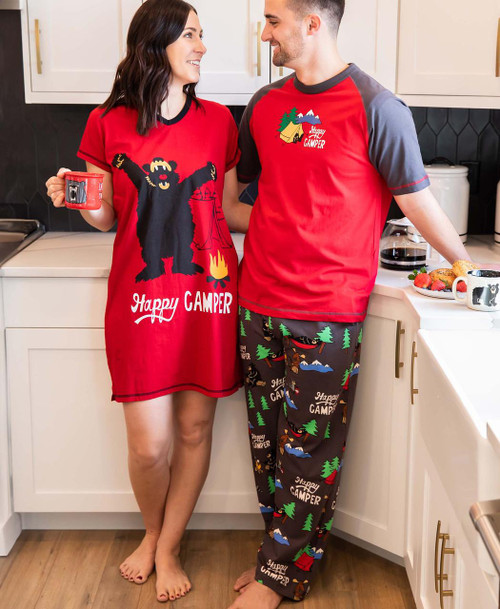 Lazy One Happy Camper Men's PJ Pant