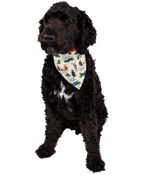 Lazy One Happy Camper Red Dog Bandana