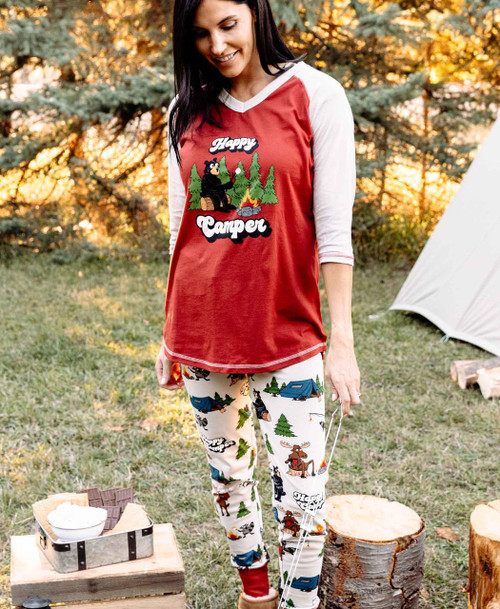 Lazy One Happy Camper Women's Legging Set