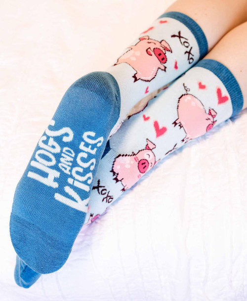 Lazy One Hogs & Kisses Crew Sock