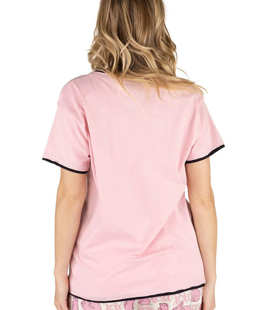 Lazy One Hogs & Kisses Women's Pig Regular Fit Tee