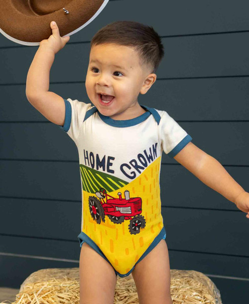 Lazy One Home Grown Infant Creeper Onesie