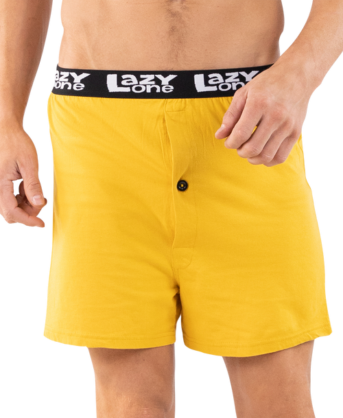 Lazy One Honey Buns Men's Bear Funny Boxer