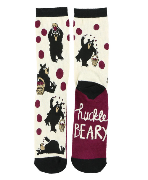 Lazy One Hucklebeary Crew Sock