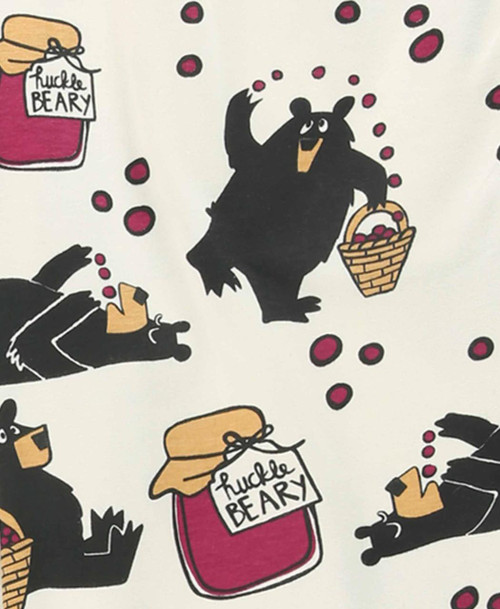 Lazy One Hucklebeary Kid's PJ Short Set