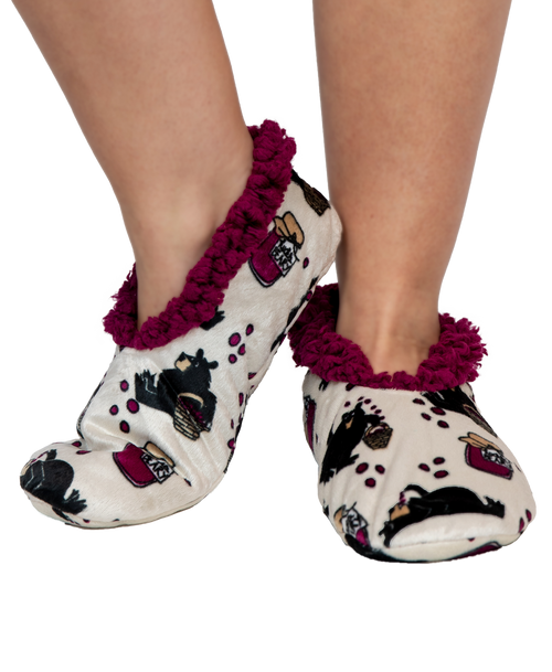 lazy one Huckleberry Bear Fuzzy Feet Slipper