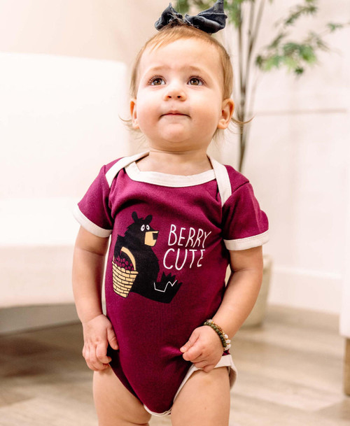 Lazy One Huckleberry Bear Infant Creeper Onesie