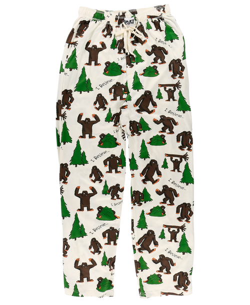 Lazy One I Believe Bigfoot Men's PJ Pant