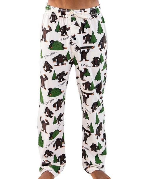 lazy one I Believe Bigfoot Men's PJ Pant
