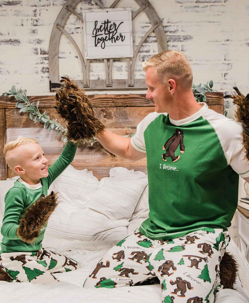 Lazy One I Believe Bigfoot Men's PJ Tee